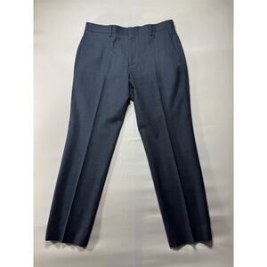 J. Crew Men's Ludlow Slim Tapered Leg Blue Wool Dress Pants - Size 31x27.5